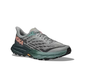 Women's Hoka Speedgoat 5 Color: Harbor Mist / Spruce